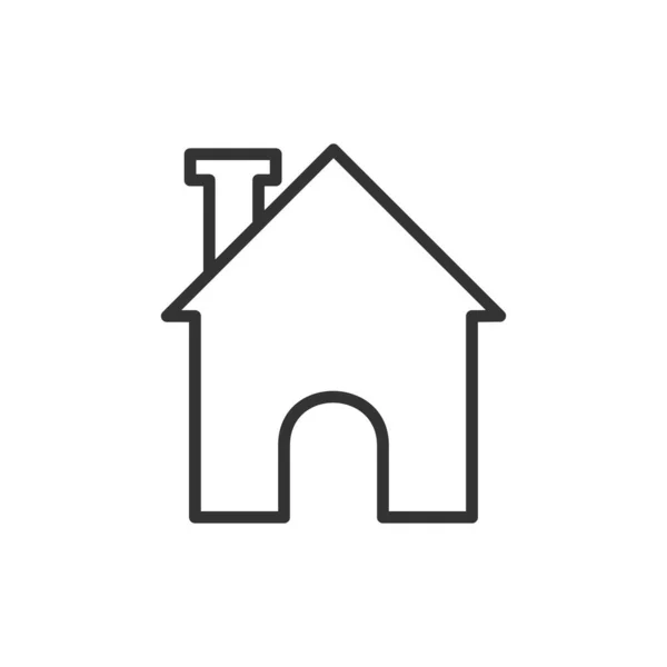 Ícone Casa Ilustração Vetorial Simples —  Vetores de Stock