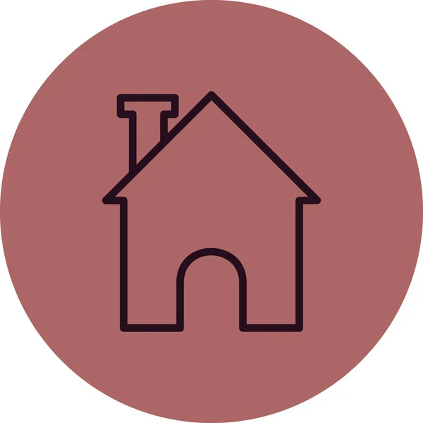 House Icon Simple Vector Illustration — Stock Vector