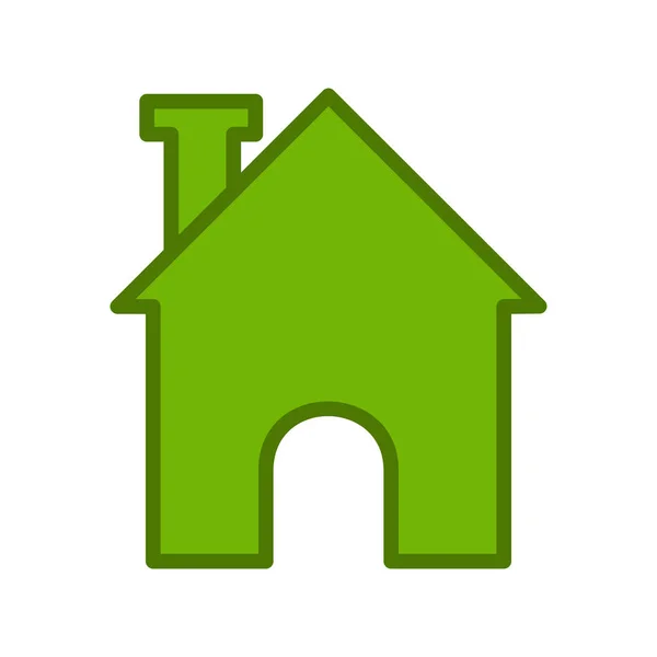 Haus Symbol Einfache Vektor Illustration — Stockvektor