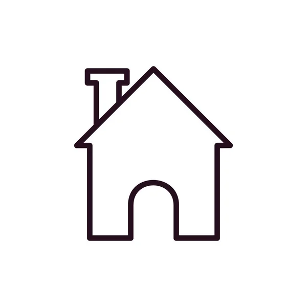 家のシンプルなアイコン ベクトル イラスト — ストックベクタ