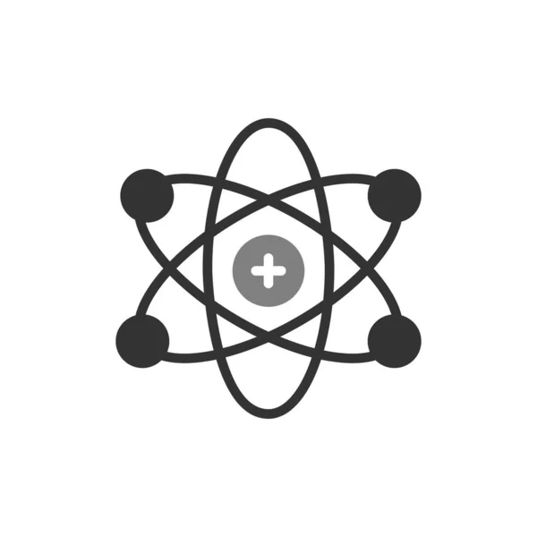 Atom Web Icon Vektor Illustration — Stockvektor