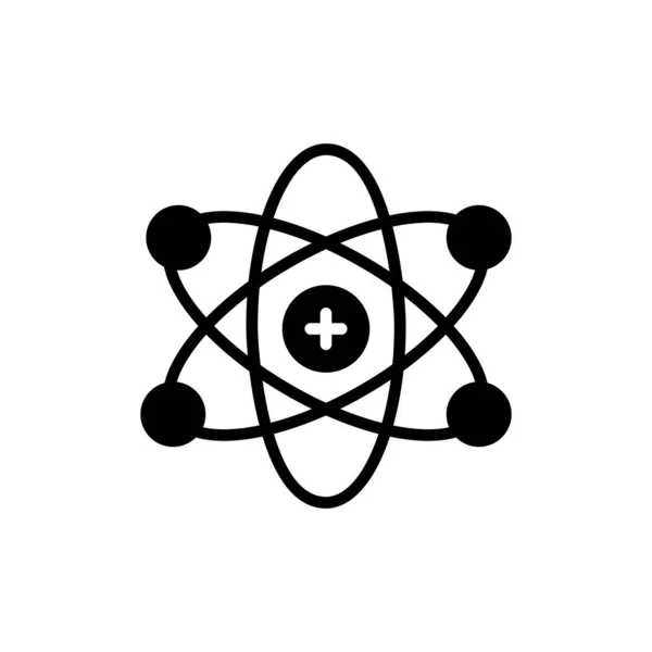Атомна Веб Іконка Векторна Ілюстрація — стоковий вектор