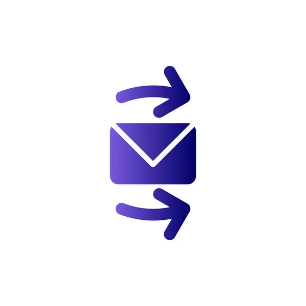 Ícone Mail Ilustração Vetorial — Vetor de Stock