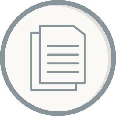 Dosya simgesi, vektör illüstrasyon tasarımı