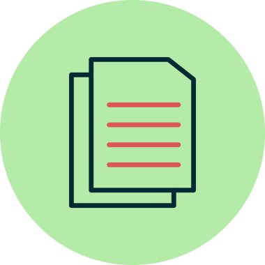 Dosya simgesi, vektör illüstrasyon tasarımı