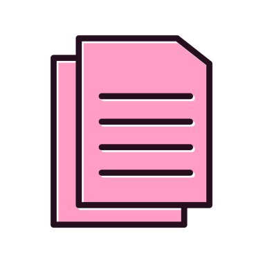 Dosya simgesi, vektör illüstrasyon tasarımı