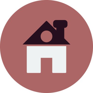 ev simgesini, basit vektör çizim