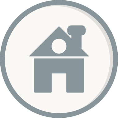 ev simgesini, basit vektör çizim