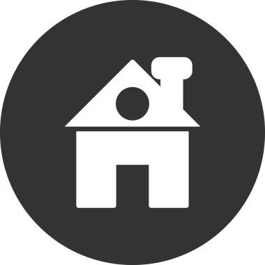 ev simgesini, basit vektör çizim