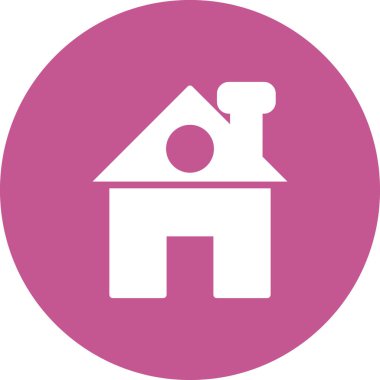 ev simgesini, basit vektör çizim