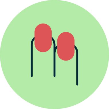 Basit simge, vektör illüstrasyonu