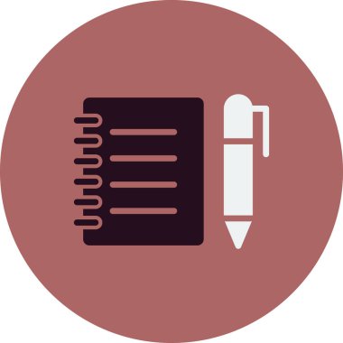 Kitap simgesi, modern vektör illüstrasyon tasarımı