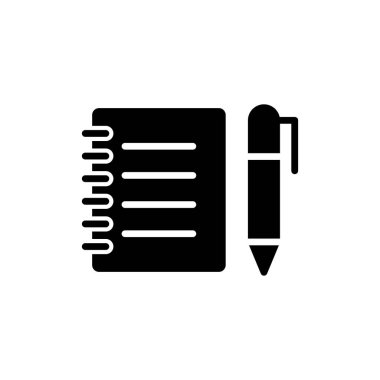 Kitap simgesi, modern vektör illüstrasyon tasarımı