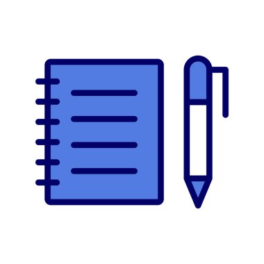 Kitap simgesi, modern vektör illüstrasyon tasarımı