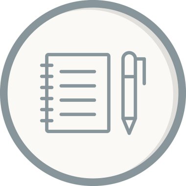 Kitap simgesi, modern vektör illüstrasyon tasarımı