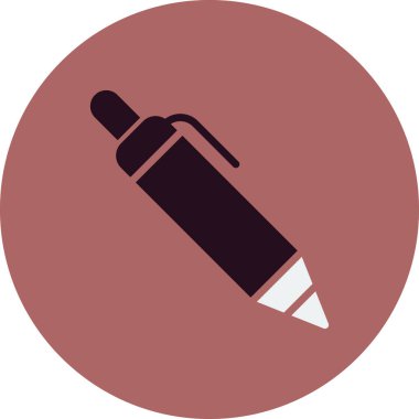 kalem simgesi vektör illüstrasyonu