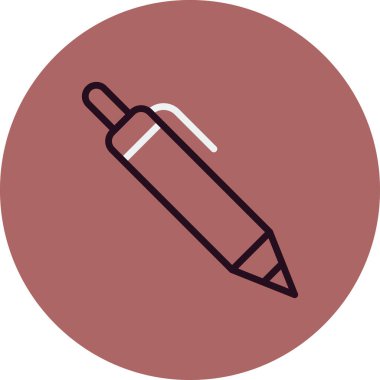 kalem simgesi vektör illüstrasyonu