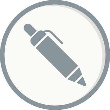 kalem simgesi vektör illüstrasyonu