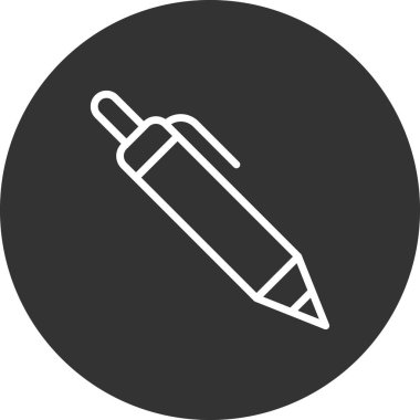 kalem simgesi vektör illüstrasyonu