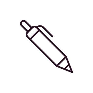 kalem simgesi vektör illüstrasyonu