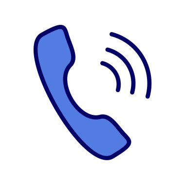 Telefon alıcısı vektör resimleme tasarımı