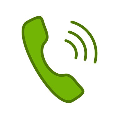 Telefon alıcısı vektör resimleme tasarımı