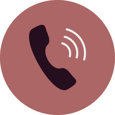 Telefon alıcısı vektör resimleme tasarımı