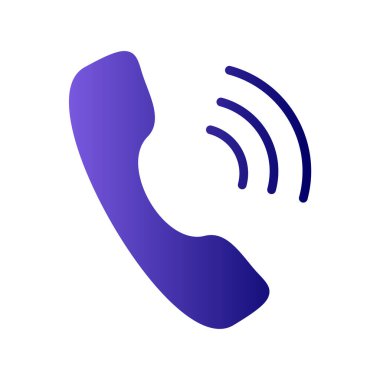 Telefon alıcısı vektör resimleme tasarımı