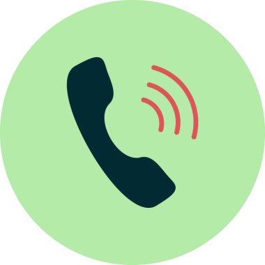 Telefon alıcısı vektör resimleme tasarımı