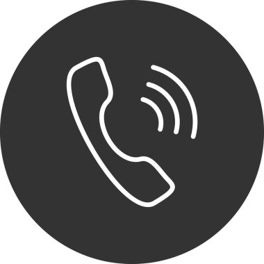 Telefon alıcısı vektör resimleme tasarımı