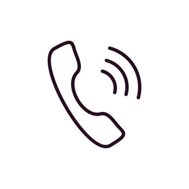 Telefon alıcısı vektör resimleme tasarımı