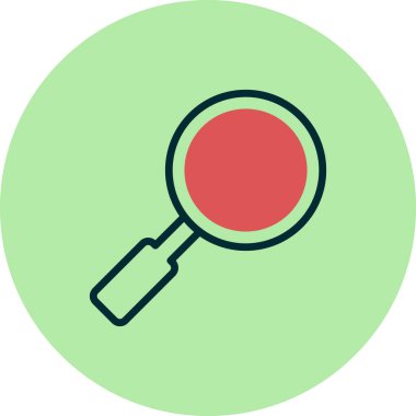 arama web simgesi illüstrasyonu