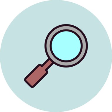 arama web simgesi illüstrasyonu