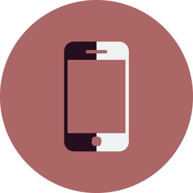 Akıllı telefon simgesi, vektör illüstrasyon tasarımı