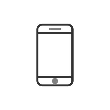 Akıllı telefon simgesi, vektör illüstrasyon tasarımı