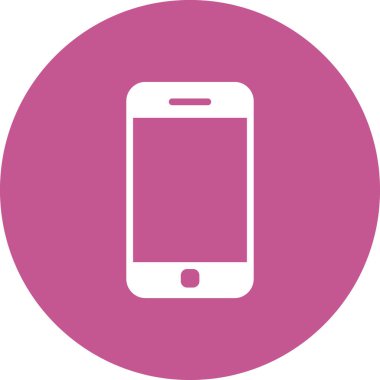 Akıllı telefon simgesi, vektör illüstrasyon tasarımı