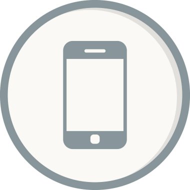 Akıllı telefon simgesi, vektör illüstrasyon tasarımı