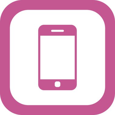 Akıllı telefon simgesi, vektör illüstrasyon tasarımı