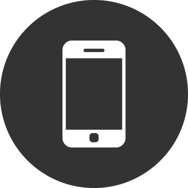 Akıllı telefon simgesi, vektör illüstrasyon tasarımı