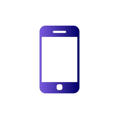 Akıllı telefon simgesi, vektör illüstrasyon tasarımı