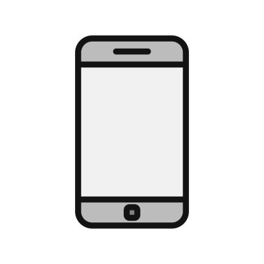 Akıllı telefon simgesi, vektör illüstrasyon tasarımı
