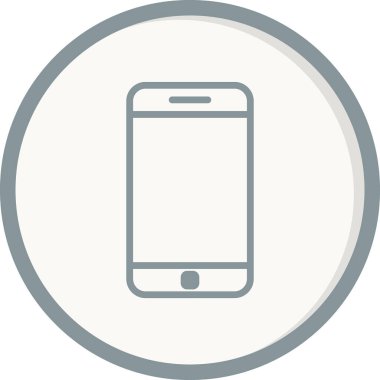 Akıllı telefon simgesi, vektör illüstrasyon tasarımı