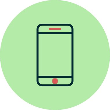 Akıllı telefon simgesi, vektör illüstrasyon tasarımı