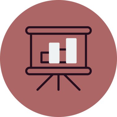 İstatistikler modern ikon vektör illüstrasyonu