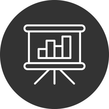 İstatistikler modern ikon vektör illüstrasyonu