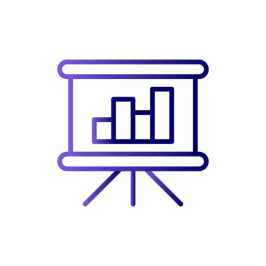 İstatistikler modern ikon vektör illüstrasyonu