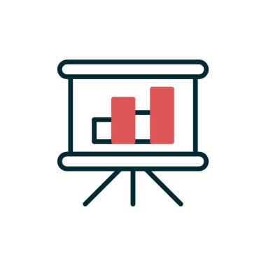 İstatistikler modern ikon vektör illüstrasyonu