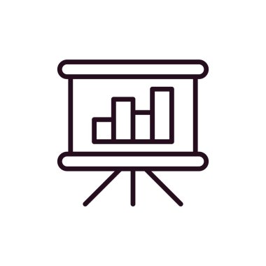 İstatistikler modern ikon vektör illüstrasyonu