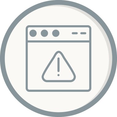 Web tarayıcı simgesi, vektör illüstrasyon tasarımı