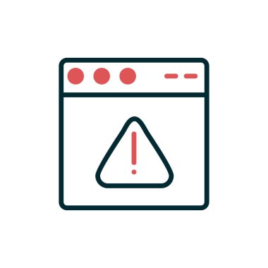 Web tarayıcı simgesi, vektör illüstrasyon tasarımı